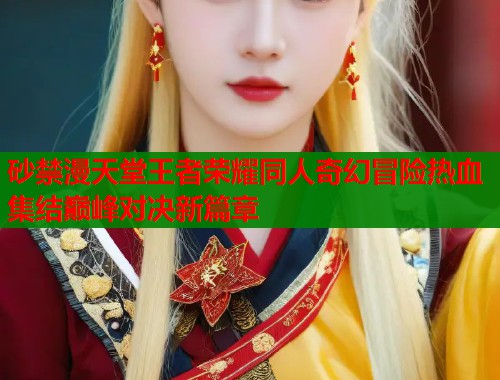 砂禁漫天堂王者荣耀同人奇幻冒险热血集结巅峰对决新篇章