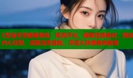 C禁漫天堂健身教练：挥洒汗水，雕琢性感身材，释放内心狂野，成就完美自我，开启火辣健身新篇章