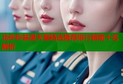 北砂砂禁漫天堂精选推荐排行榜前十名解析